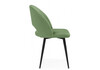 Миниатюра фото стул на металлокаркасе woodville курбис фисташковый (zd 651) / черный 642939 | 220svet.ru