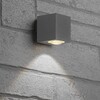 Миниатюра фото уличный настенный светильник feron dh054 48484 | 220svet.ru
