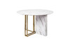 Миниатюра фото стол обеденный круглый garda decor 30f-1171-1 | 220svet.ru