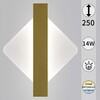 Миниатюра фото настенный светильник reluce 02713-0.2-01 gd | 220svet.ru