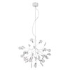 Миниатюра фото подвесная люстра crystal lux evita sp36 white/transparent | 220svet.ru
