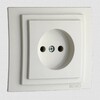 Миниатюра фото розетка 2к mono electric larissa 16a 250v винтовое подключение белый 103-191922-116 | 220svet.ru