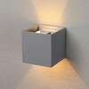 Миниатюра фото уличный настенный светодиодный светильник elektrostandard 1548 techno led winner серый a038411 | 220svet.ru