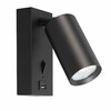 Миниатюра фото настенный светильник с выключателем на корпусе brizzi aras br08082 | 220svet.ru