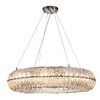 Миниатюра фото подвесная люстра indigo finezza 12023/10p nickel v000301 | 220svet.ru
