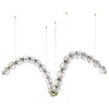 Миниатюра фото подвесная люстра линейная odeon light crystal 5008/92l золотой | 220svet.ru