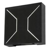 Миниатюра фото уличный настенный светильник uniel ulu-p32b-4w/4000k ip65 black ul-00013620 | 220svet.ru
