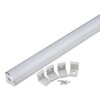 Миниатюра фото профиль (ul-00005028) uniel ufe-k06 silver/frozen 200 polybag | 220svet.ru
