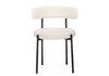 Миниатюра фото стул на металлокаркасе woodville rudi white / black 15602 | 220svet.ru