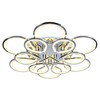 Миниатюра фото потолочная светодиодная люстра profit light 8000/6+6 chr | 220svet.ru