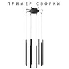 Миниатюра фото подвесное крепление 8х с трансформатором к 747xxx tubo lightstar 574737 | 220svet.ru