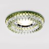 Миниатюра фото встраиваемый светильник ambrella light crystal k220 gd | 220svet.ru