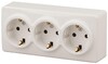 Миниатюра фото розетка эра 3х2p e со шторками schuko 16a 250v 11-2209-02 б0020704 | 220svet.ru