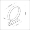 Миниатюра фото ландшафтный светильник odeon light uvo 6615/5fl черный | 220svet.ru