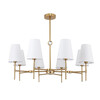Миниатюра фото люстра на штанге arte lamp daniella a4104lm-8pb | 220svet.ru