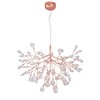 Миниатюра фото подвесной светильник crystal lux evita sp63 copper/transparent | 220svet.ru