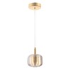 Миниатюра фото подвесной светильник crystal lux box sp1 gold/amber | 220svet.ru