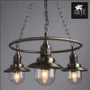 Миниатюра фото подвесная люстра arte lamp sailor a4524lm-3ab | 220svet.ru