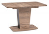 Миниатюра фото стол деревянный woodville токио-28 дуб табачный / антрацит 515103 | 220svet.ru
