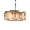 Миниатюра фото люстра odeon 10b chrome/amber | 220svet.ru