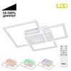 Миниатюра фото потолочная светодиодная люстра с пультом rgb citilux тринити cl238230e | 220svet.ru