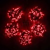 Миниатюра фото комплект 5 красных нитей по 20м с мерцанием белого диода, 1000 led, провод черный пвх, ip54 ltc kdd1000blw-11-1r | 220svet.ru