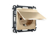 Миниатюра фото розетка с крышкой ip44 ambrella volt quant alfa ma608010 | 220svet.ru