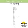 Миниатюра фото садово-парковый фонарь fumagalli gigi bisso/g300 1l g30.156.s10.vxe27 | 220svet.ru