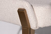 Миниатюра фото стул обеденный букле белый+бронза 57*65*91см garda decor 163yh-06275 | 220svet.ru