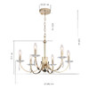 Миниатюра фото подвесная люстра st luce элеганс sl1405.203.06 | 220svet.ru