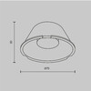 Миниатюра фото линза ⌀75mm 15° для светильника maytoni focus led lensd75-15 | 220svet.ru