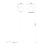 Миниатюра фото торшер eurosvet shape 01214/1 хром | 220svet.ru