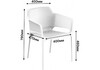 Миниатюра фото пластиковый стул woodville сирион белый 678664 | 220svet.ru