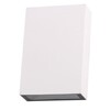 Миниатюра фото уличный настенный светодиодный светильник arte lamp algol a2750al-2wh | 220svet.ru