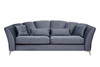 Миниатюра фото диван annette трехместный велюровый сапфир garda decor annette-3-2k-colt1006 | 220svet.ru