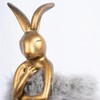 Миниатюра фото настольная лампа loft it lapine 10315/b grey fluff | 220svet.ru
