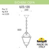 Миниатюра фото подвесной уличный светильник fumagalli sichem/cefa u23.120.000.vxe27 | 220svet.ru