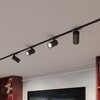 Миниатюра фото светильник однофазный трехжильный трековый светодиодный novotech selene 359915 черный | 220svet.ru