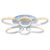 Миниатюра фото светодиодная люстра profit light 8097/3+3 wht | 220svet.ru