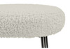 Миниатюра фото барный стул woodville plato white fabric 15423 | 220svet.ru