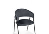 Миниатюра фото стул на металлокаркасе woodville криспиан темно-серый / черный 619202 | 220svet.ru