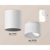 Миниатюра фото комплект накладного светильника ambrella light techno spot xs7421025 swh/fr белый песок/белый матовый (c7421, n7170) | 220svet.ru