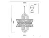 Миниатюра фото подвесная люстра ambrella light high light lh41017 | 220svet.ru