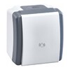 Миниатюра фото кнопка звонка mono electric octans ip54 бело-серый 154-020001-107 | 220svet.ru