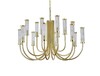 Миниатюра фото подвесная люстра newport 4558+4+4/c mat.gold м0071545 | 220svet.ru