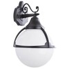 Миниатюра фото уличный настенный светильник arte lamp monaco a1492al-1bk | 220svet.ru