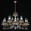 Миниатюра фото подвесная люстра artglass brass antique ce | 220svet.ru