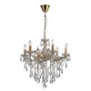 Миниатюра фото подвесная люстра ideal lux florian sp6 oro | 220svet.ru