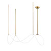Миниатюра фото подвесной светодиодный светильник loft it thread 10388p/c brass | 220svet.ru