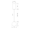 Миниатюра фото подвесной светодиодный светильник elektrostandard giro 50215/1 led бронза a055674 | 220svet.ru